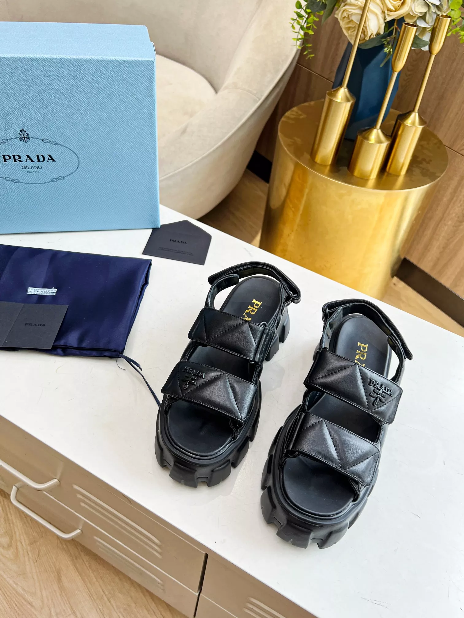 Bright 4627 Prada Sandal For Women