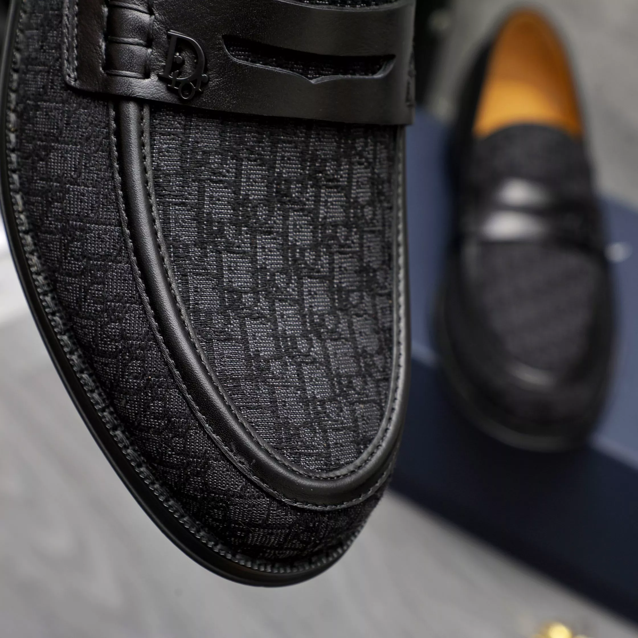 Bright 4669 Christian Dior Leather Shoes For Men