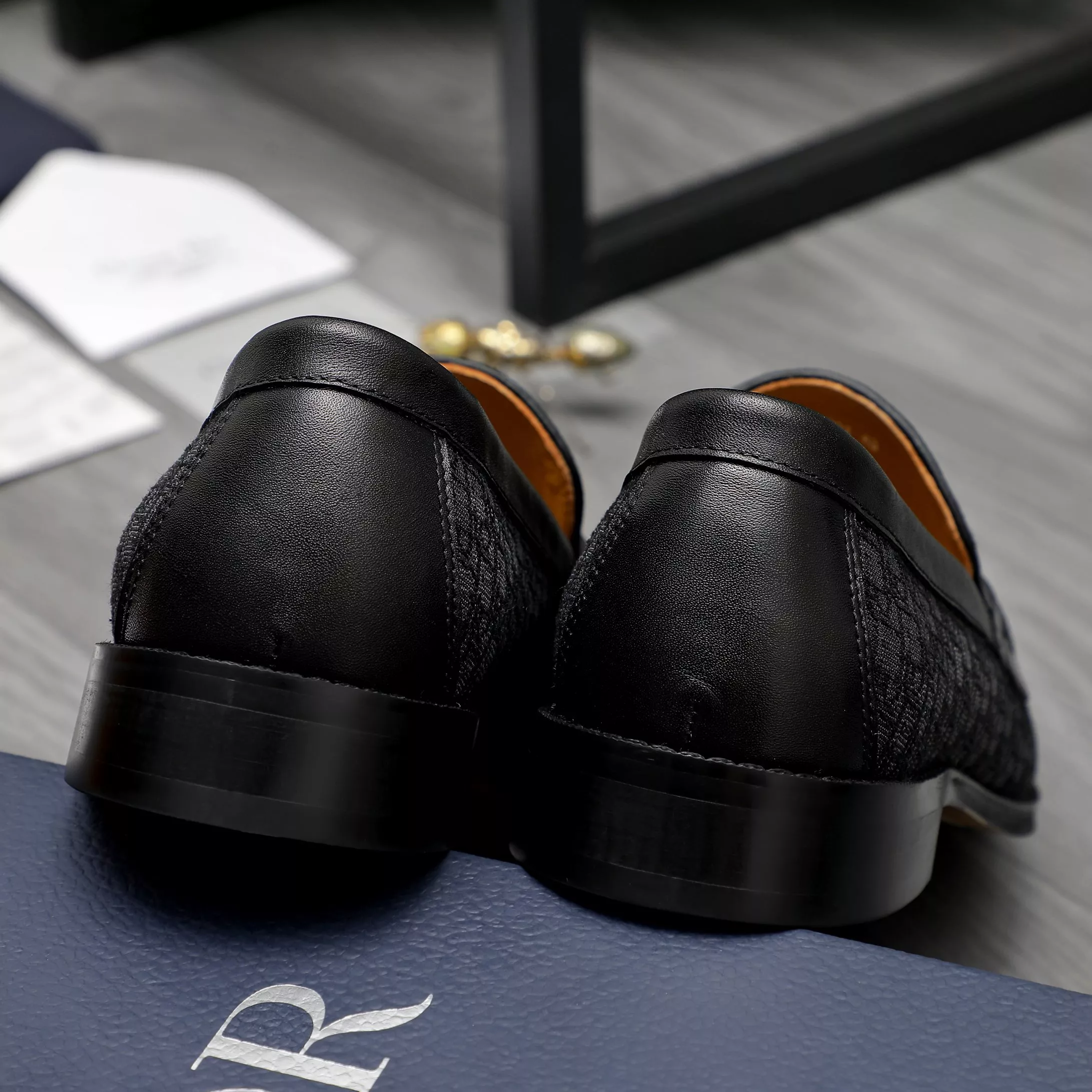 Bright 4669 Christian Dior Leather Shoes For Men