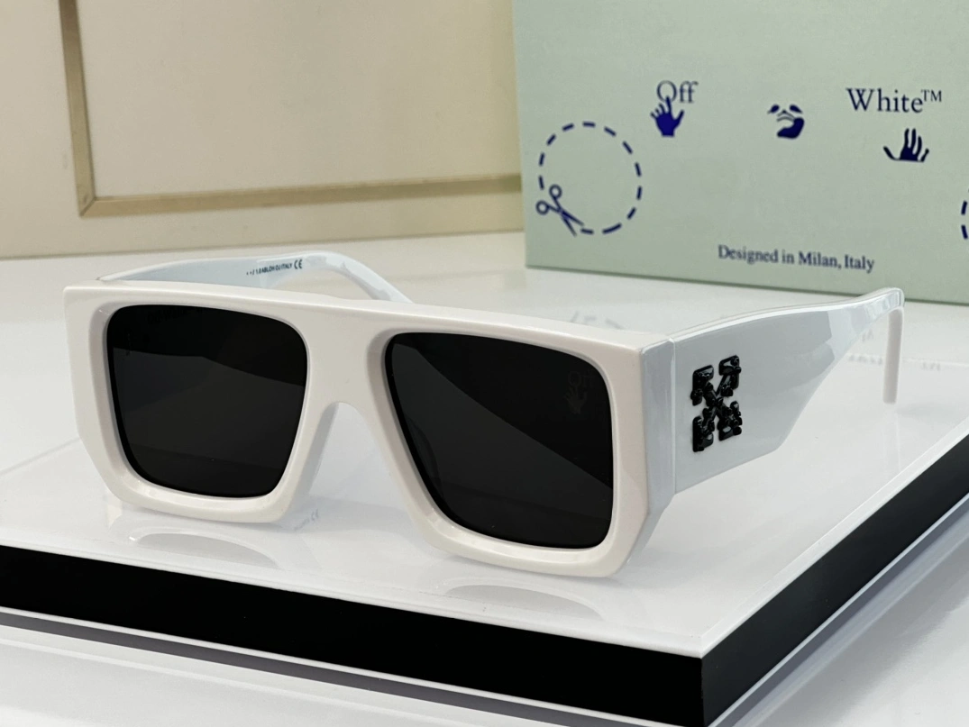 Bright 4810 Off-White AAA Quality Sunglasses