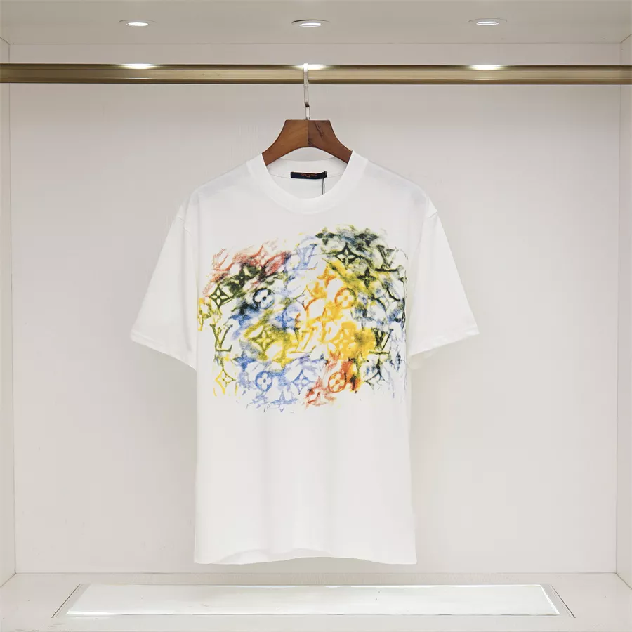 Bright 4830 Louis Vuitton LV T-Shirts Short Sleeved For Unisex