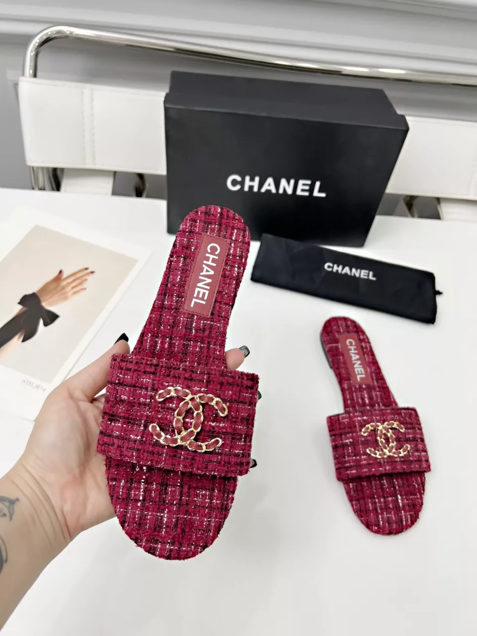 Bright 5299 Chanel Slippers For Women