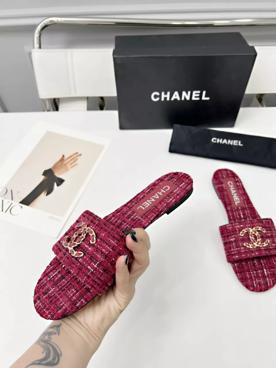 Bright 5299 Chanel Slippers For Women