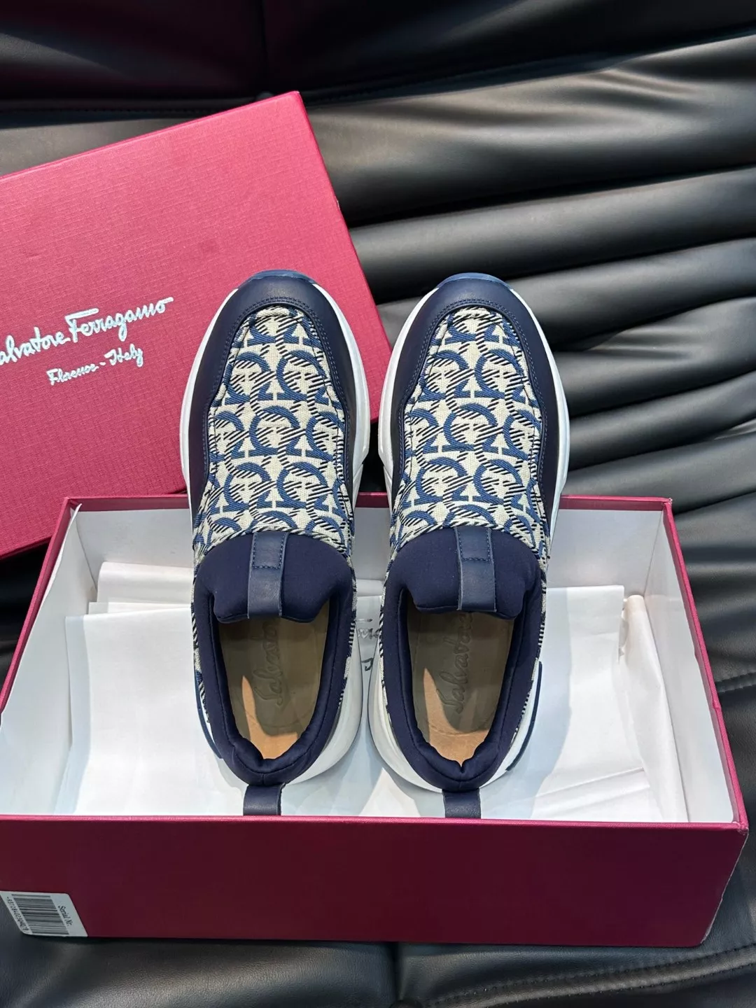 Bright 5387 Salvatore Ferragamo Casual Shoes For Men