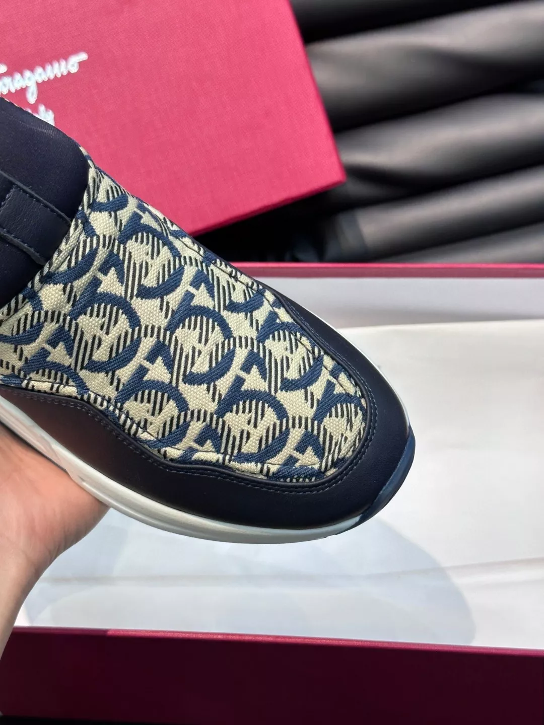 Bright 5387 Salvatore Ferragamo Casual Shoes For Men