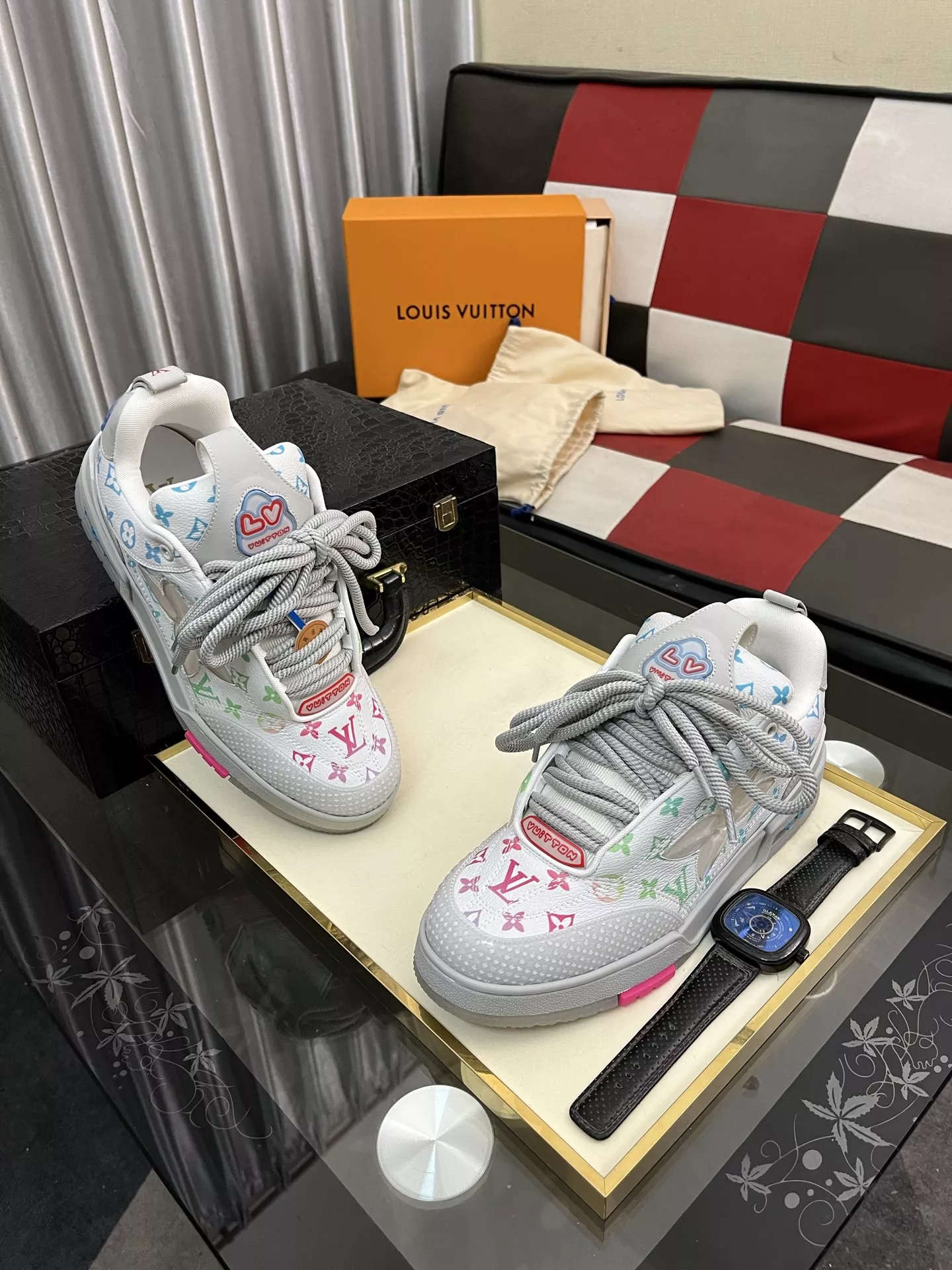 Bright 5562 Louis Vuitton Casual Shoes For Men