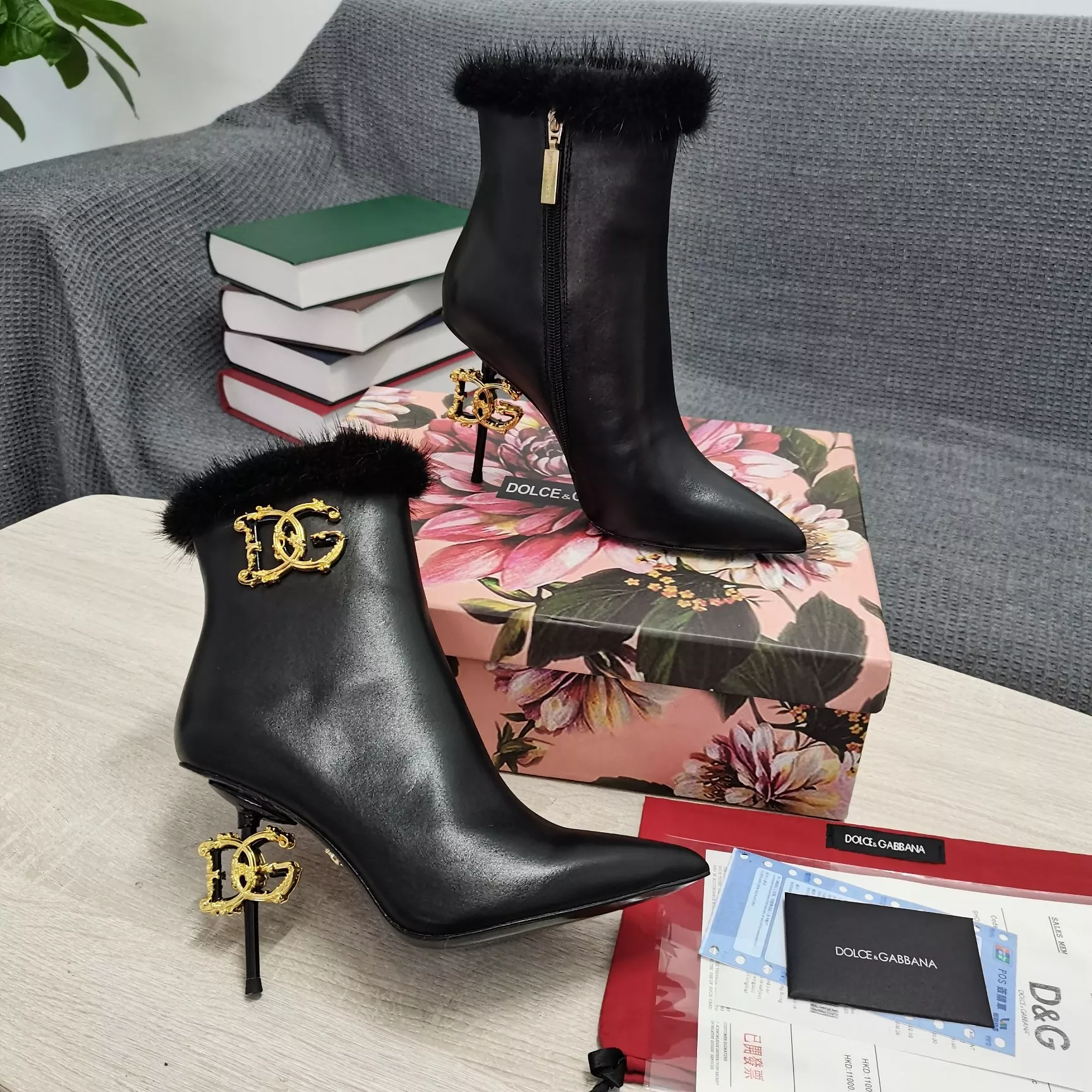 Bright 5616 Dolce & Gabbana D&G Boots For Women