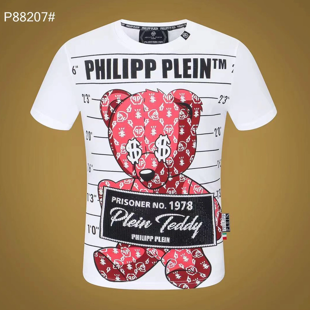 Bright 5676 Philipp Plein PP T-Shirts Short Sleeved For Men