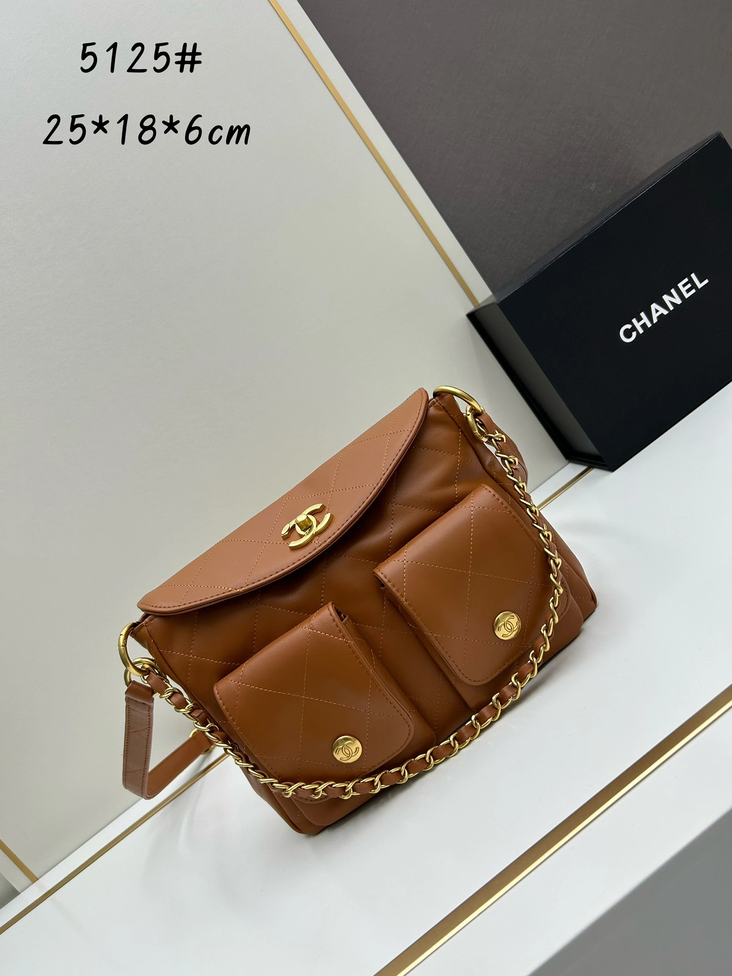 Bright 5828 Chanel AAA Quality Messenger Bags For Women