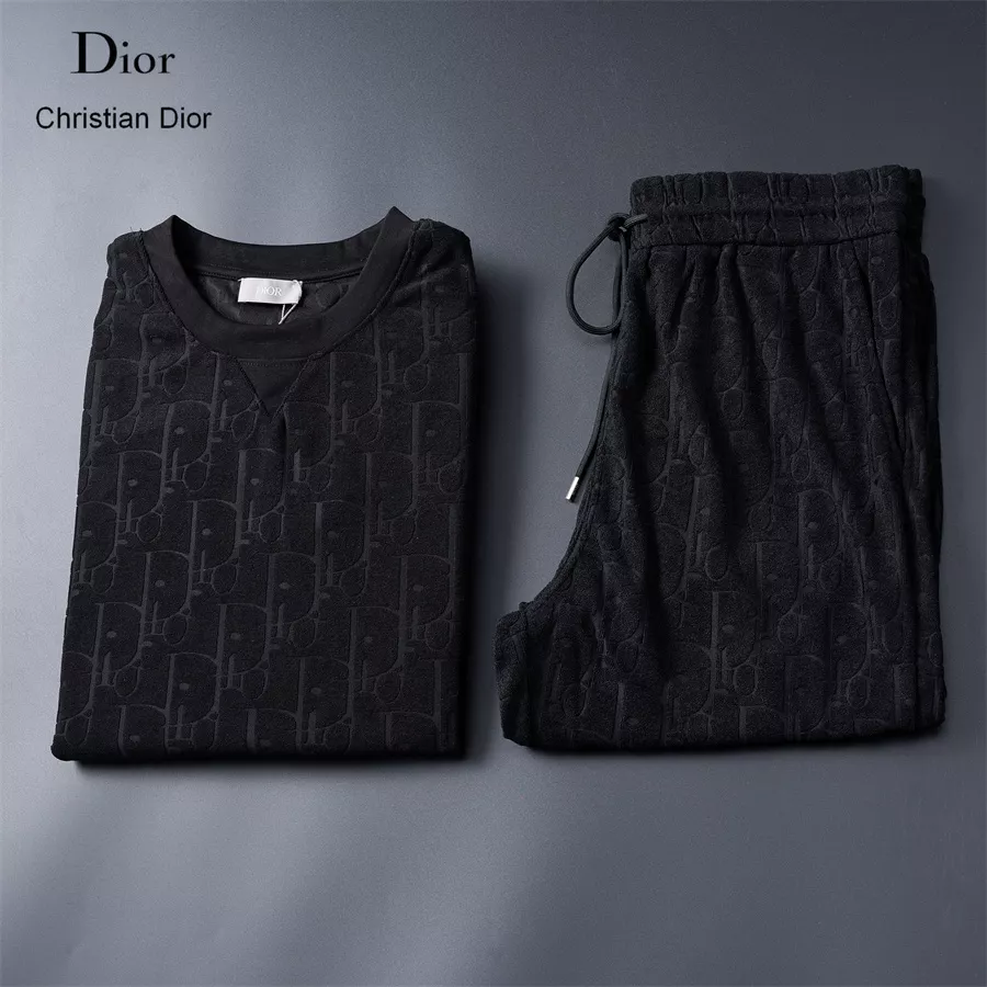 Bright 6112 Christian Dior Tracksuits Short Sleeved For Unisex