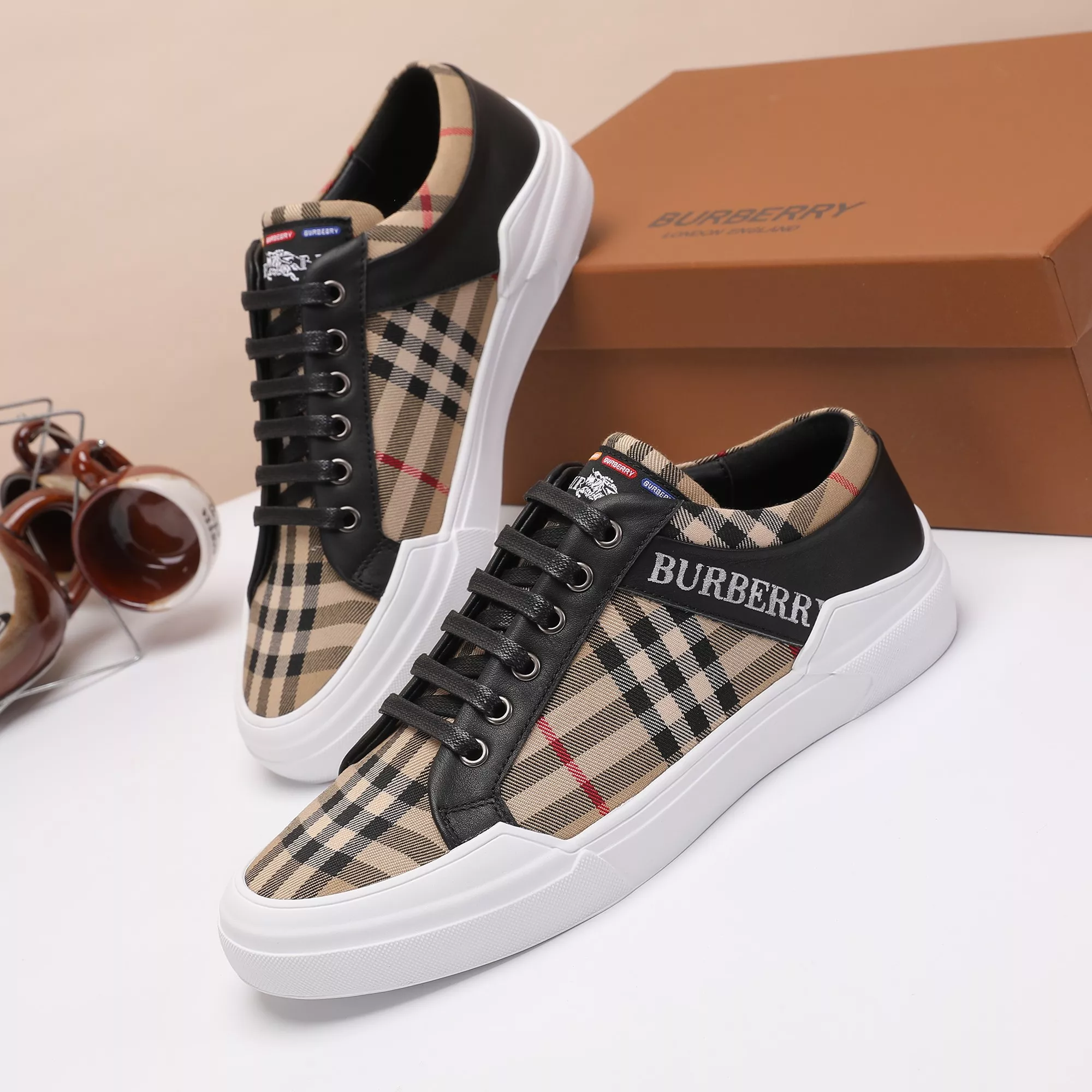 Bright 6169 Burberry Casual Shoes For Men