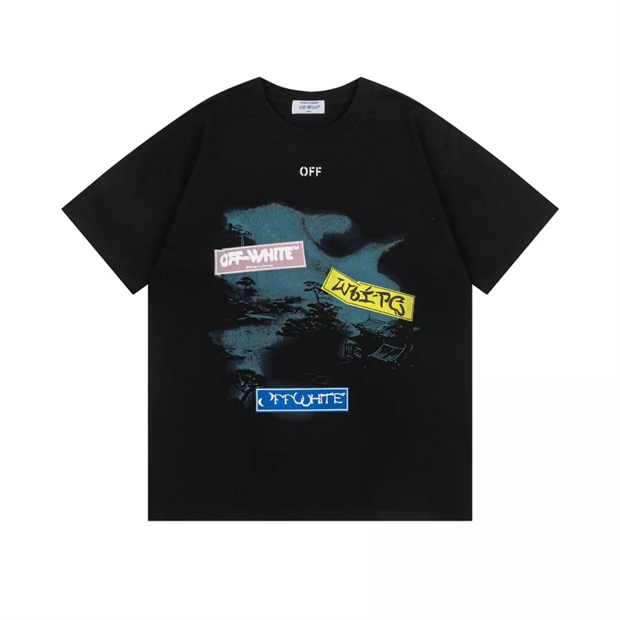 Bright 6182 Off-White T-Shirts Short Sleeved For Unisex