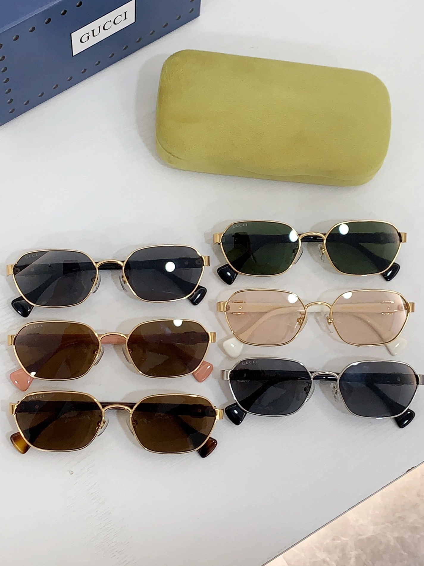 Bright 6375 Gucci AAA Quality Sunglasses