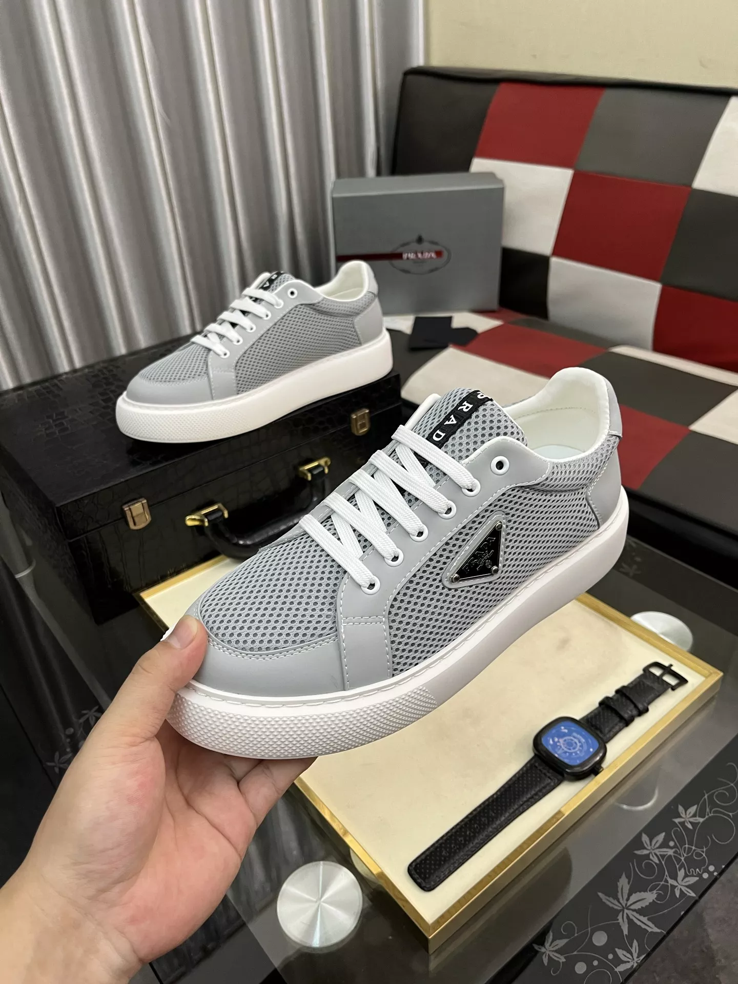 Bright 6606 Prada Casual Shoes For Men