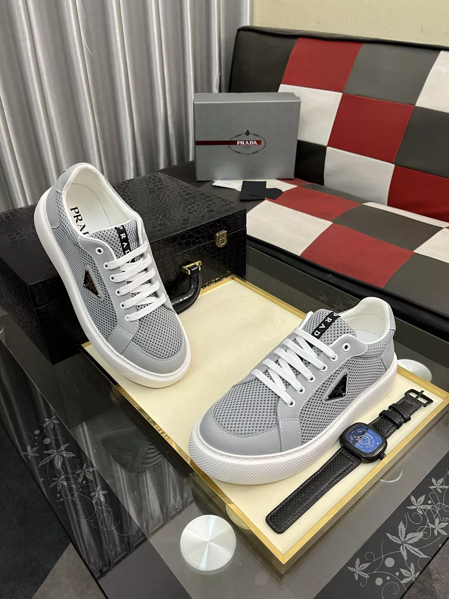Bright 6606 Prada Casual Shoes For Men