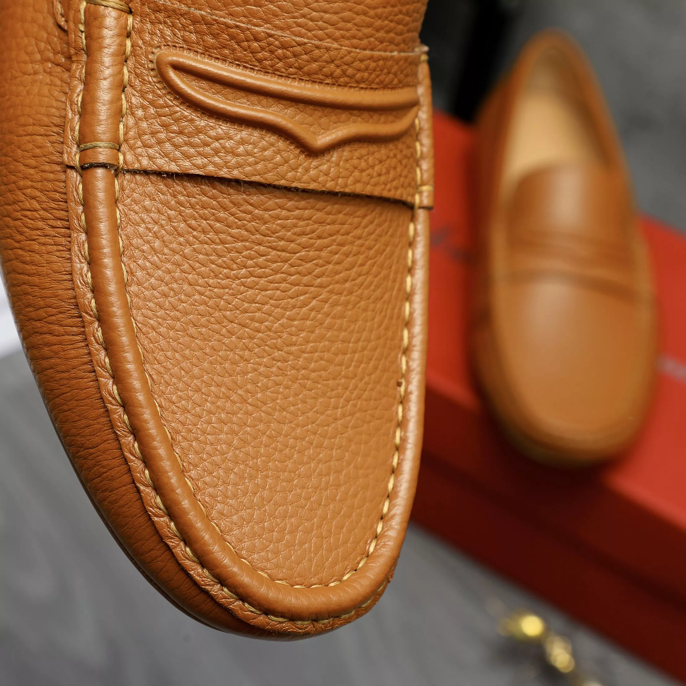 Bright 667 Salvatore Ferragamo Leather Shoes For Men