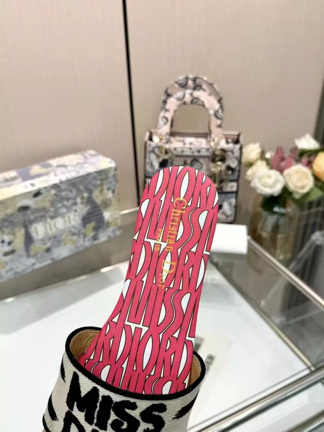 Bright 6674 Christian Dior Slippers For Women