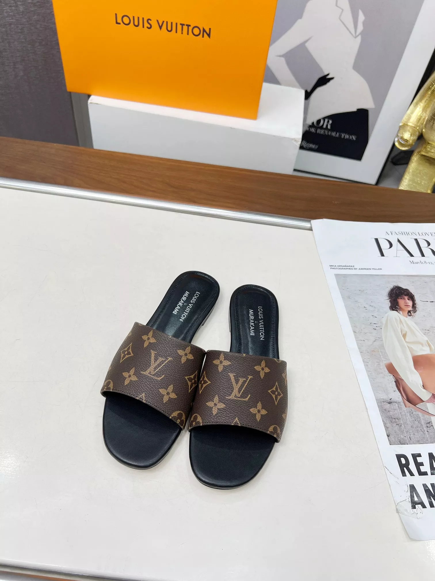 Bright 6725 Louis Vuitton Slippers For Women