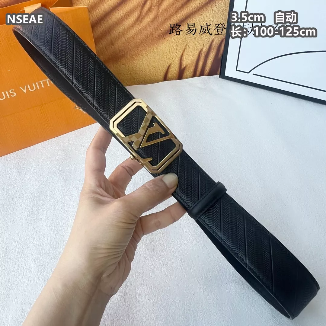 Bright 6878 Louis Vuitton AAA Quality Belts For Men
