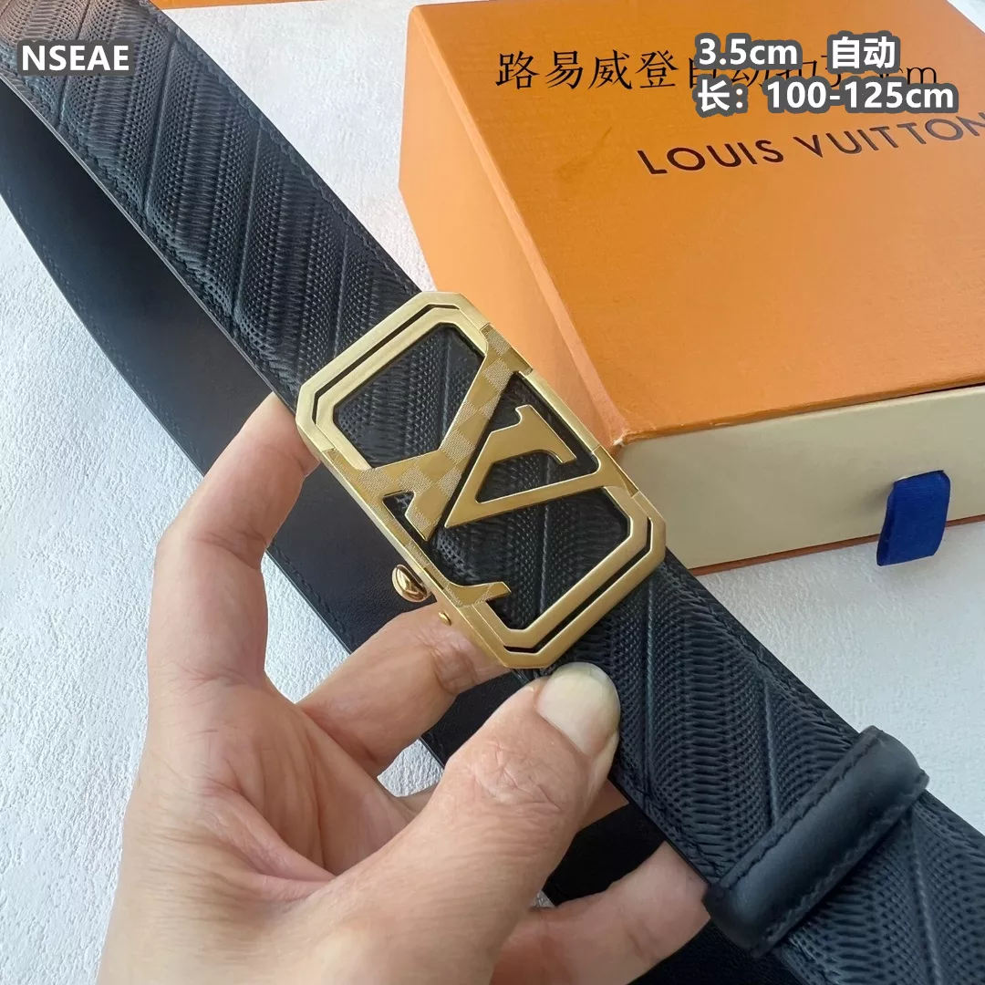 Bright 6878 Louis Vuitton AAA Quality Belts For Men