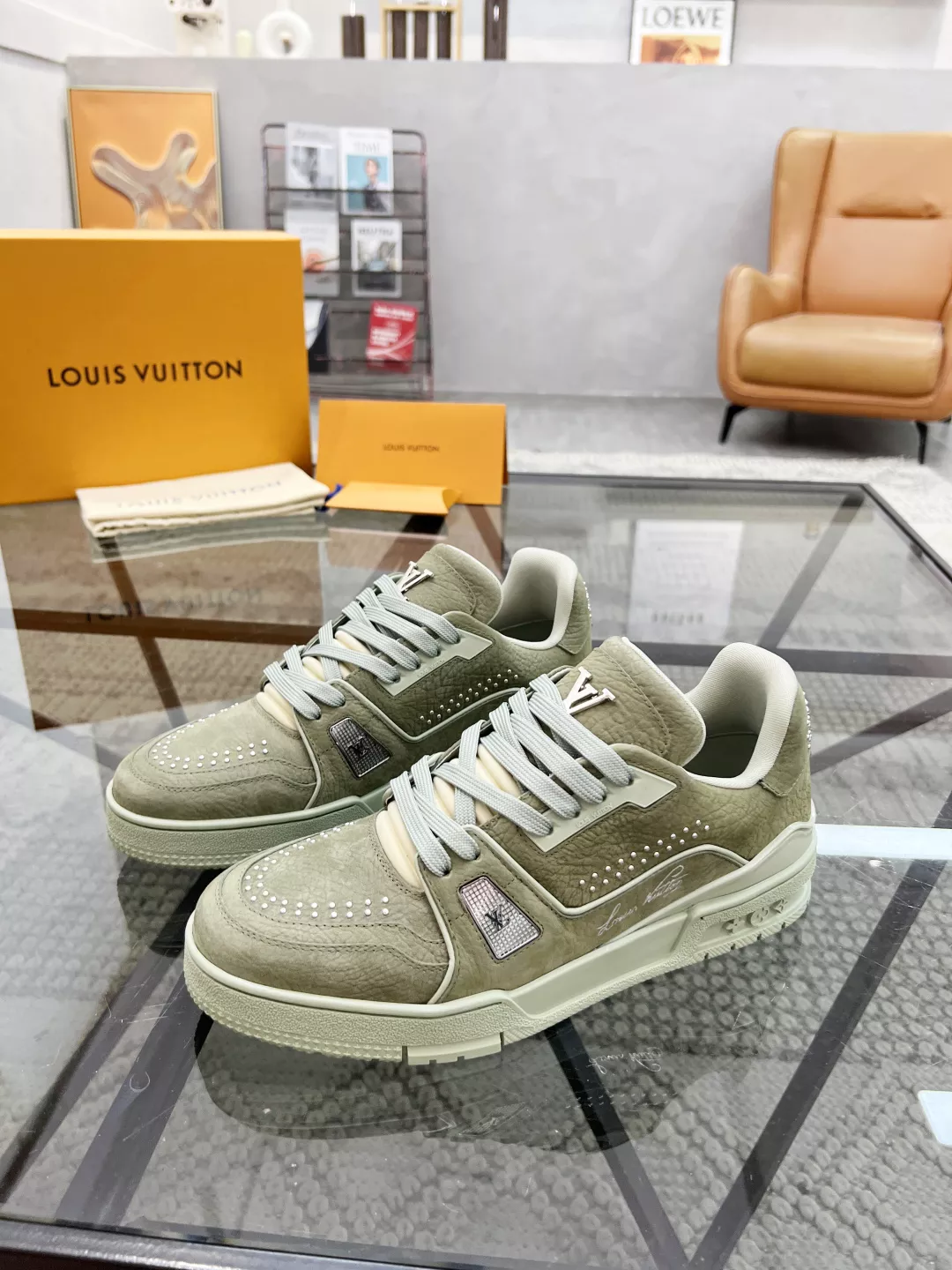 Bright 6908 Louis Vuitton Casual Shoes For Men