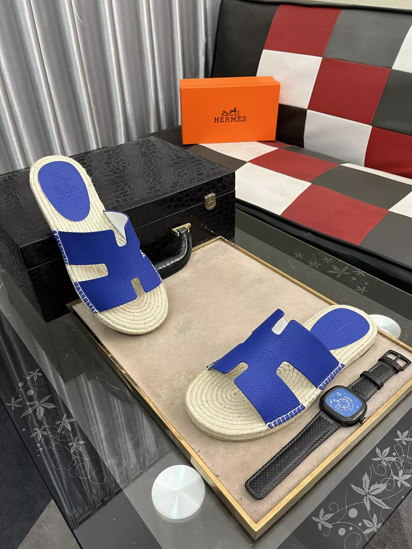 Bright 7257 Hermes Slippers For Men