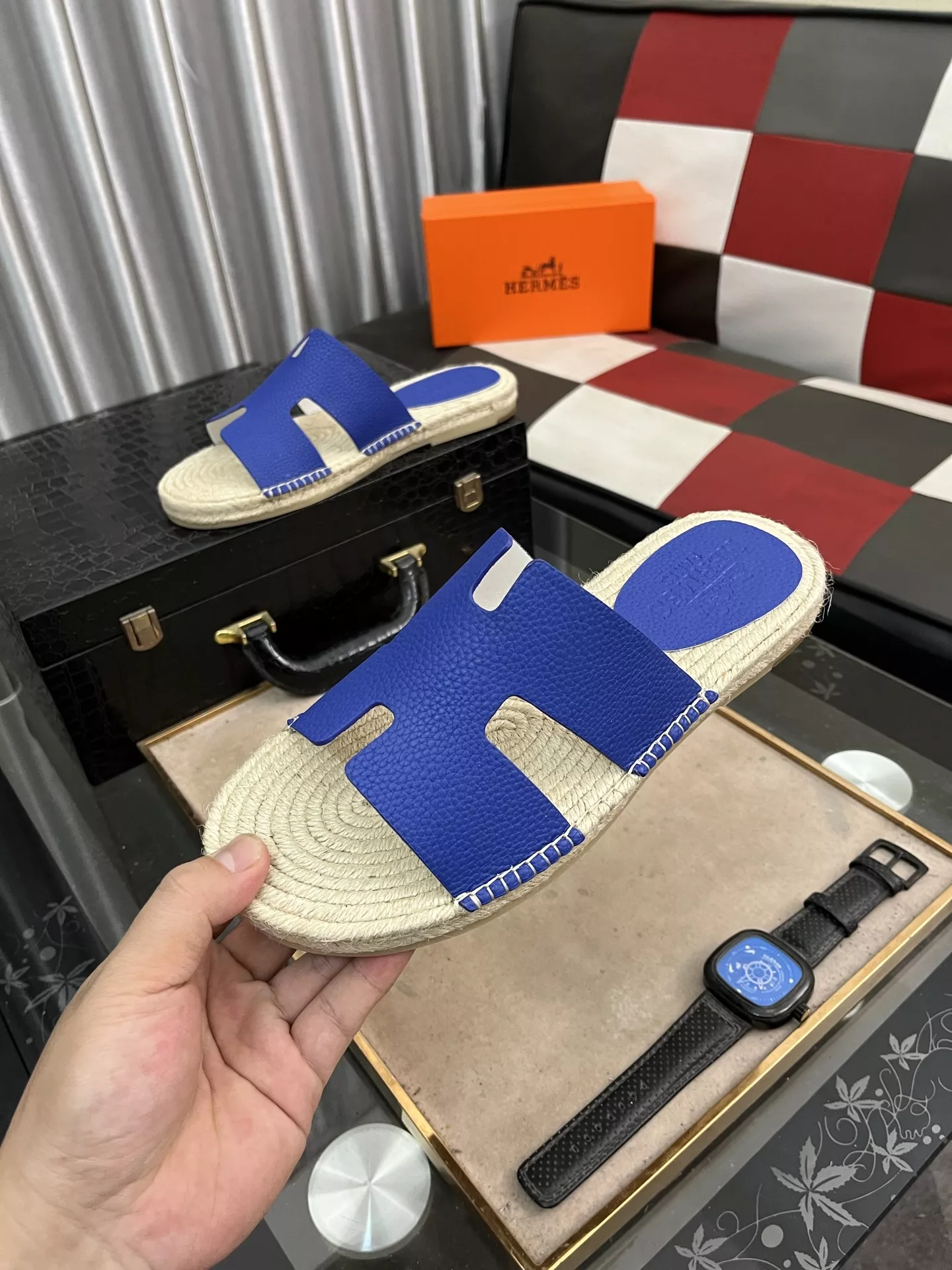Bright 7257 Hermes Slippers For Men