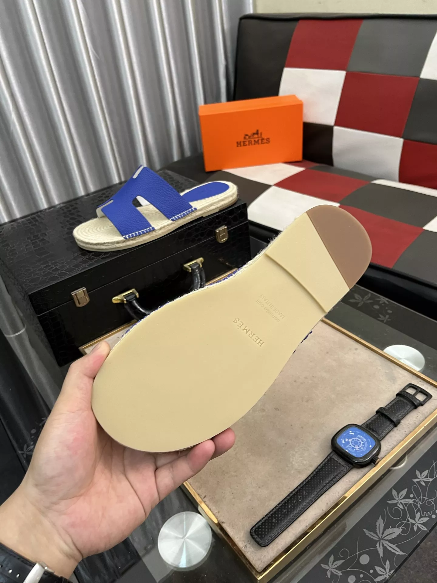 Bright 7257 Hermes Slippers For Men