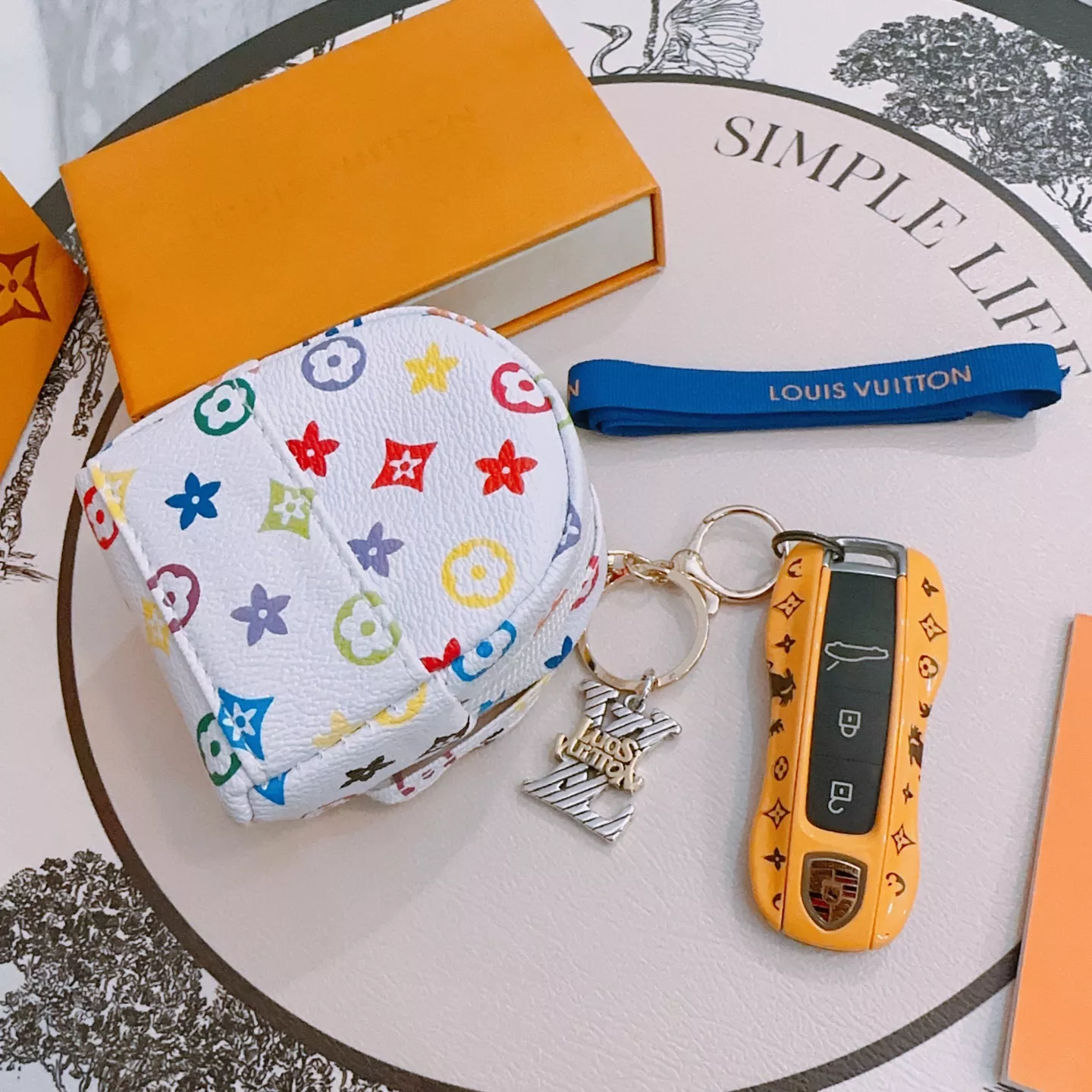 Bright 7469 Louis Vuitton LV Key Holder And Bag Buckle