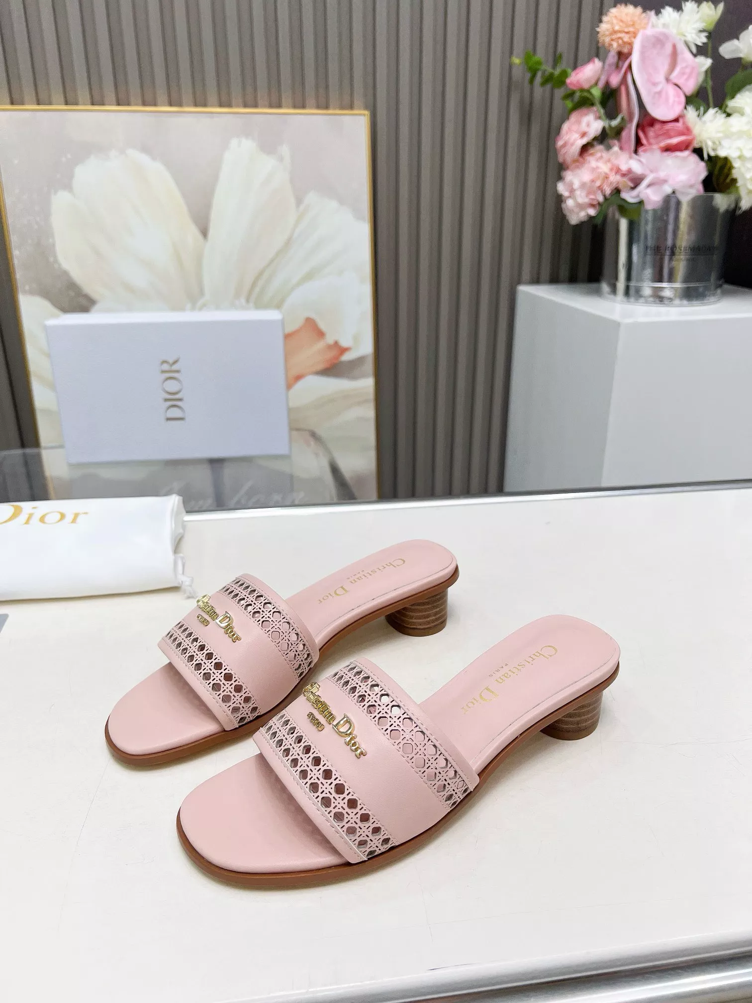 Bright 749 Christian Dior Slippers For Women