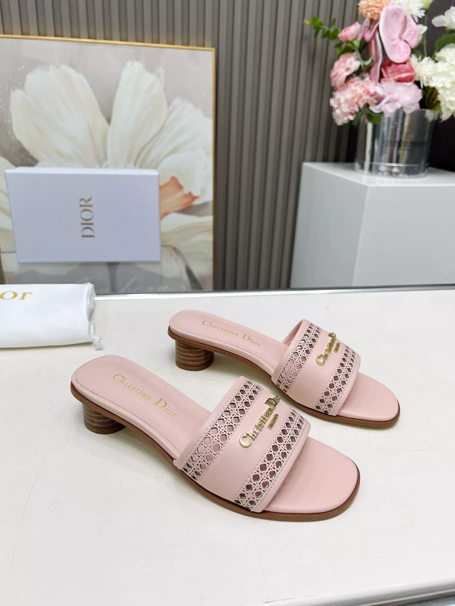 Bright 749 Christian Dior Slippers For Women
