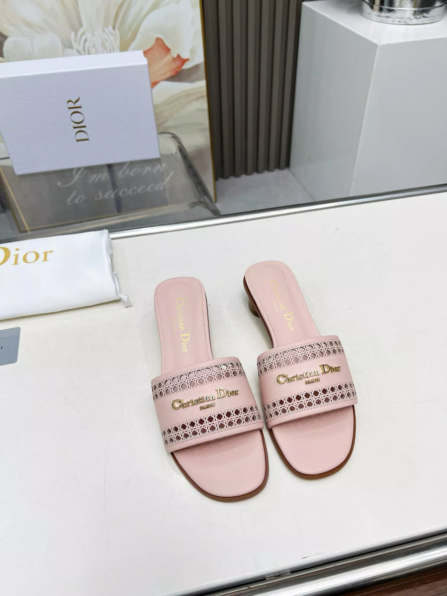 Bright 749 Christian Dior Slippers For Women
