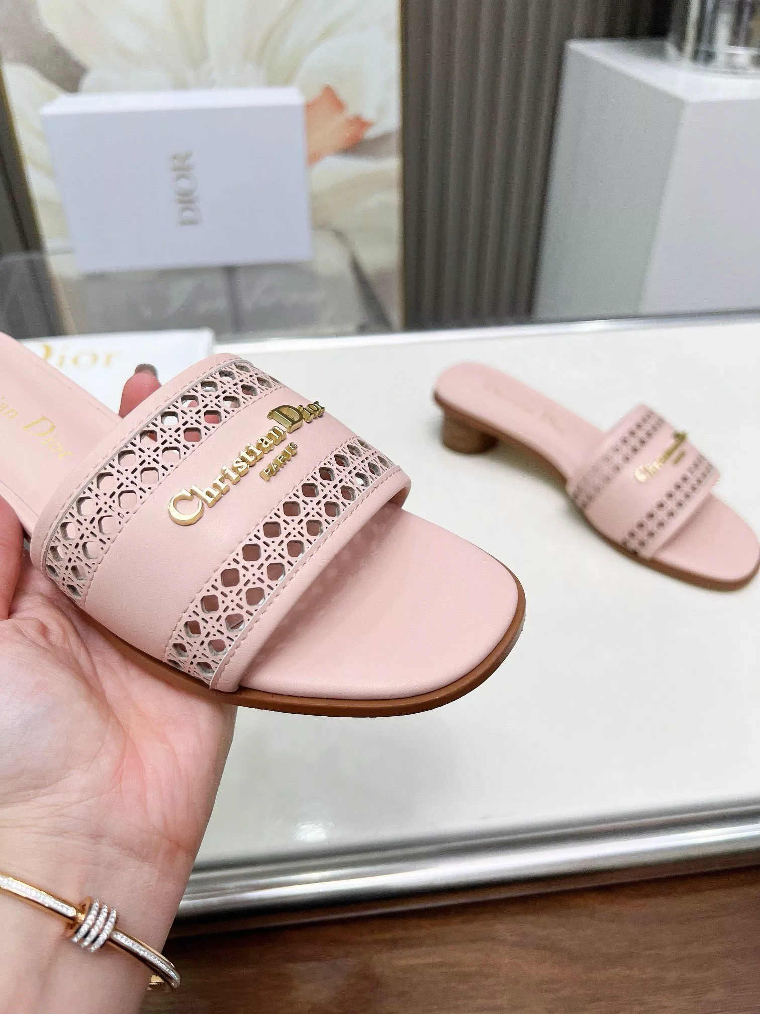 Bright 749 Christian Dior Slippers For Women