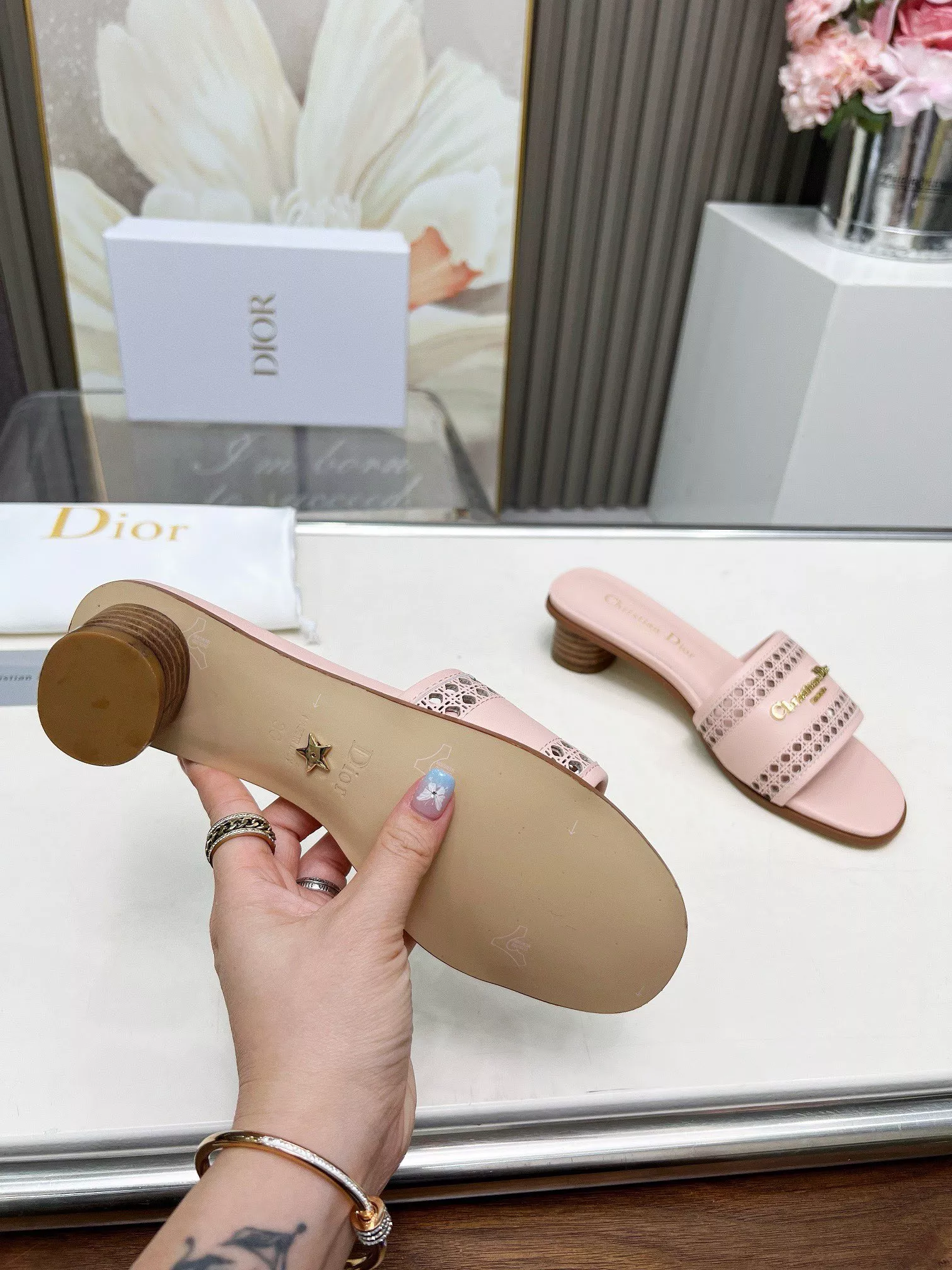 Bright 749 Christian Dior Slippers For Women