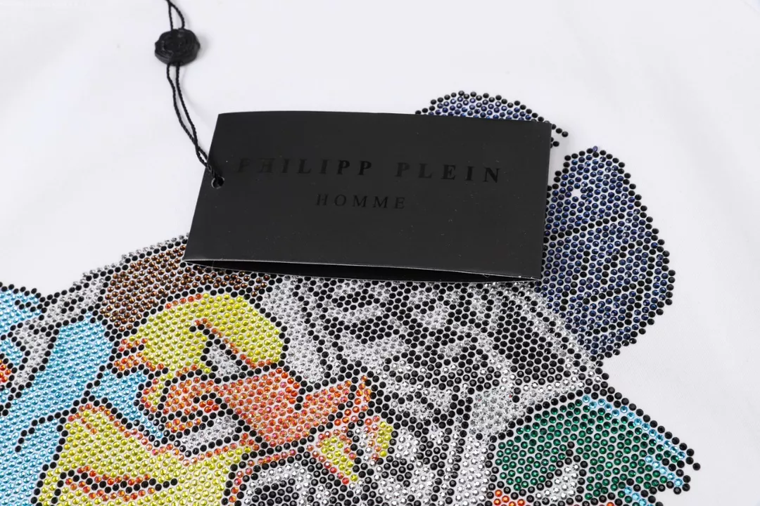 Bright 7501 Philipp Plein PP T-Shirts Short Sleeved For Men