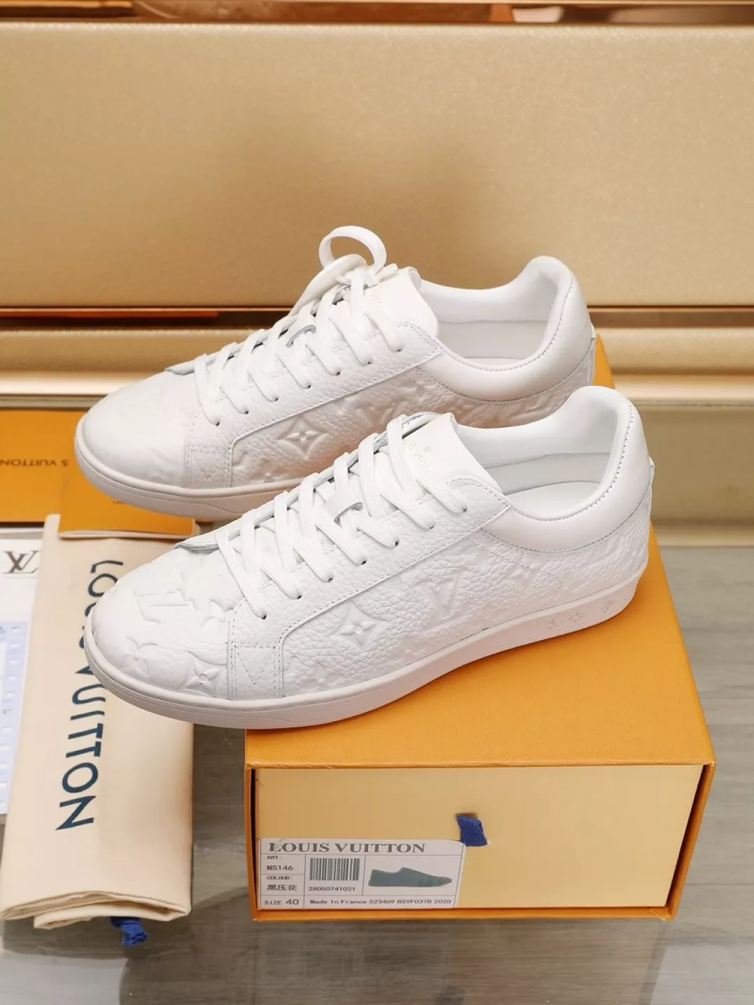 Bright 7528 Louis Vuitton Casual Shoes For Men