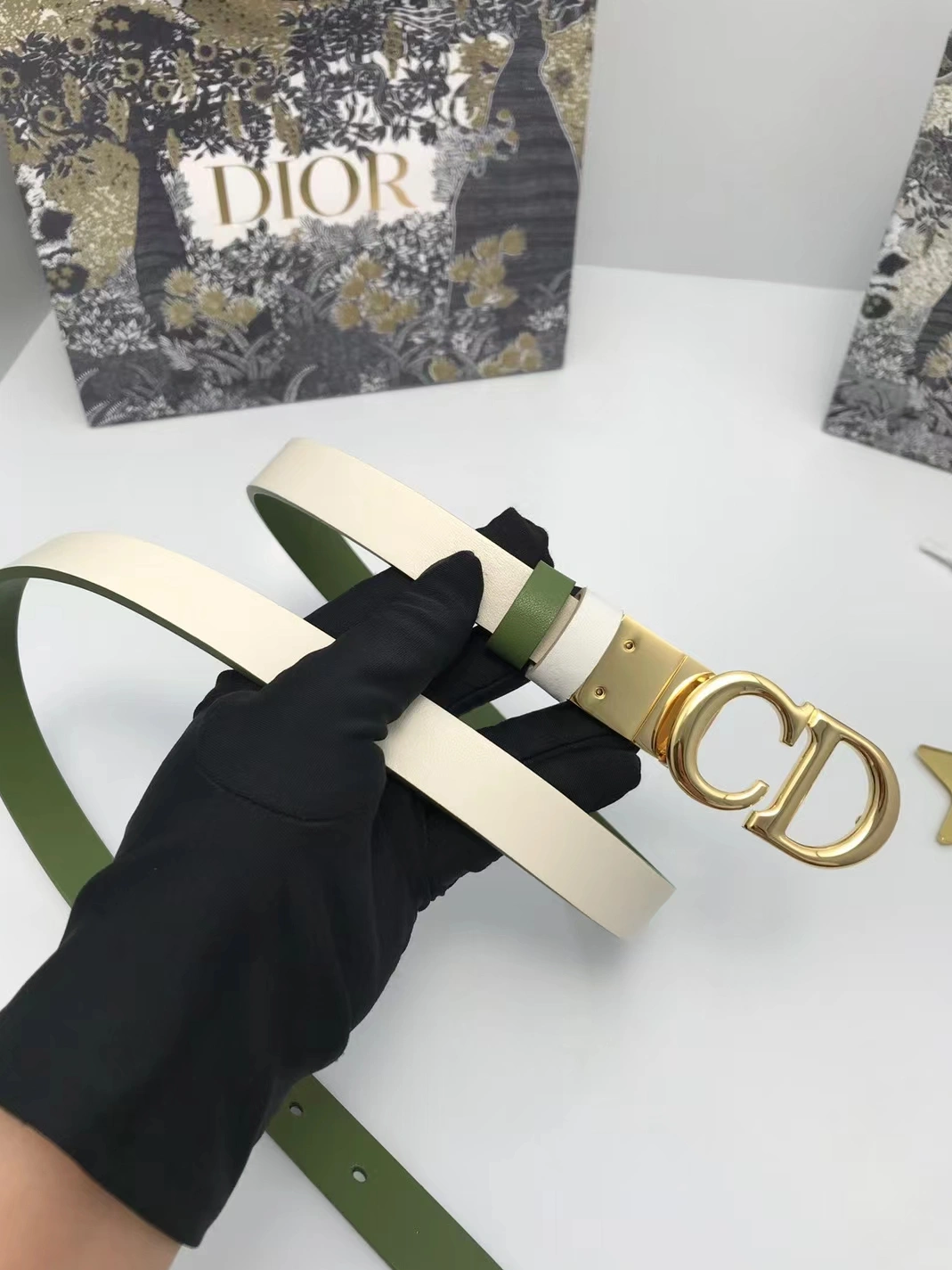 Bright 7583 Christian Dior AAA Quality Belts For Women