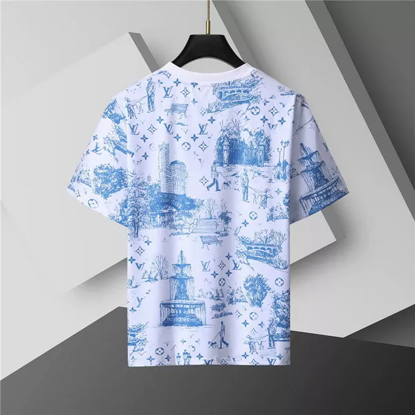 Bright 7596 Louis Vuitton LV Tracksuits Short Sleeved For Men