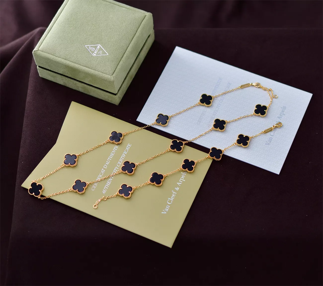 Bright 7607 Van Cleef & Arpels Jewelry Set For Women