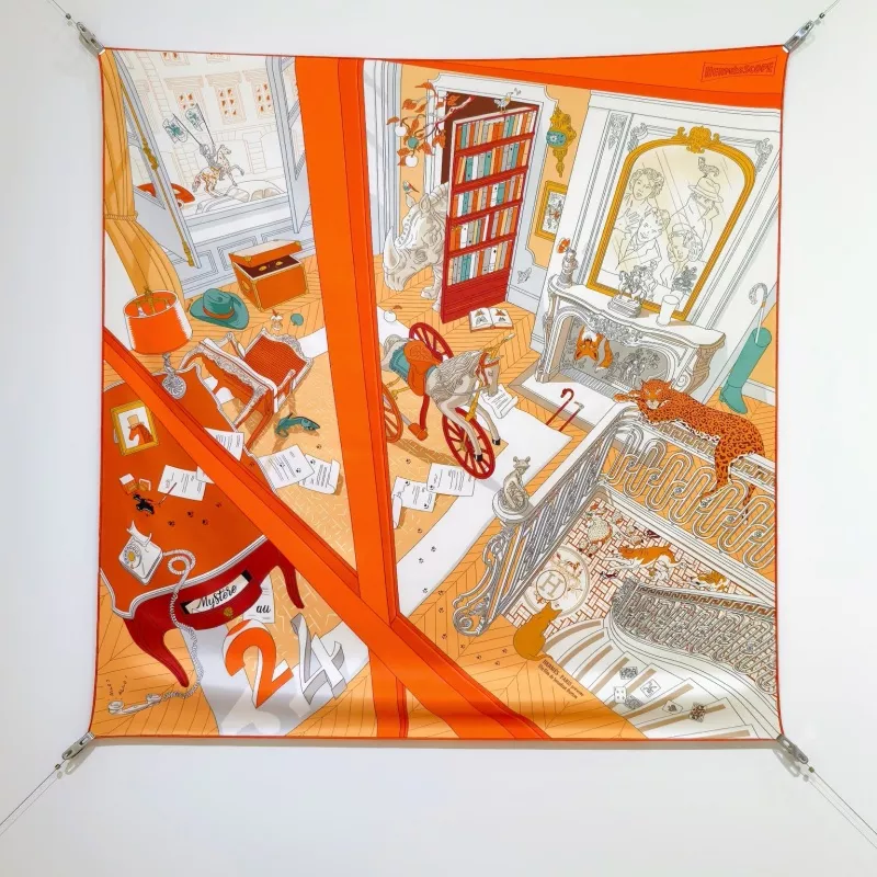 Bright 7811 Hermes Silk Squares