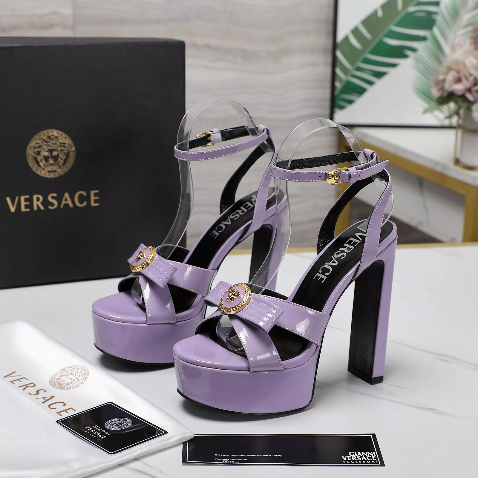 Bright 7911 Versace Sandal For Women