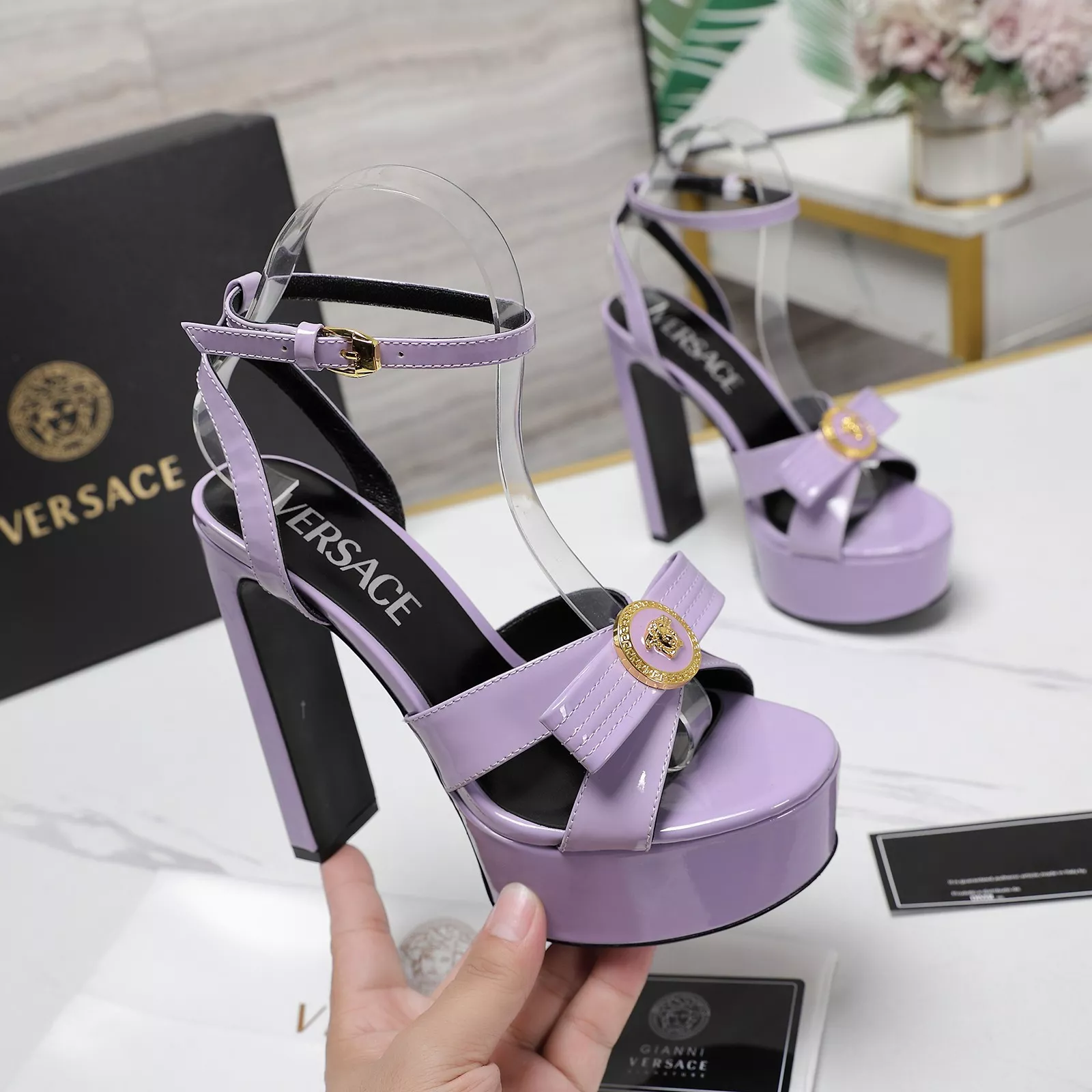 Bright 7911 Versace Sandal For Women