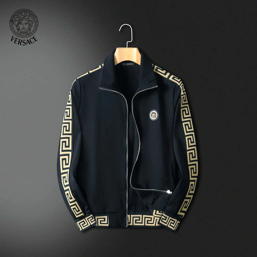 Bright 8063 Versace Tracksuits Long Sleeved For Men