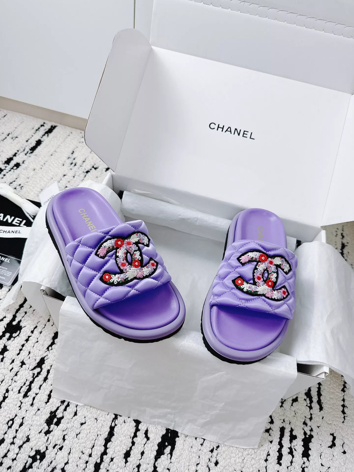 Bright 8667 Chanel Slippers For Women