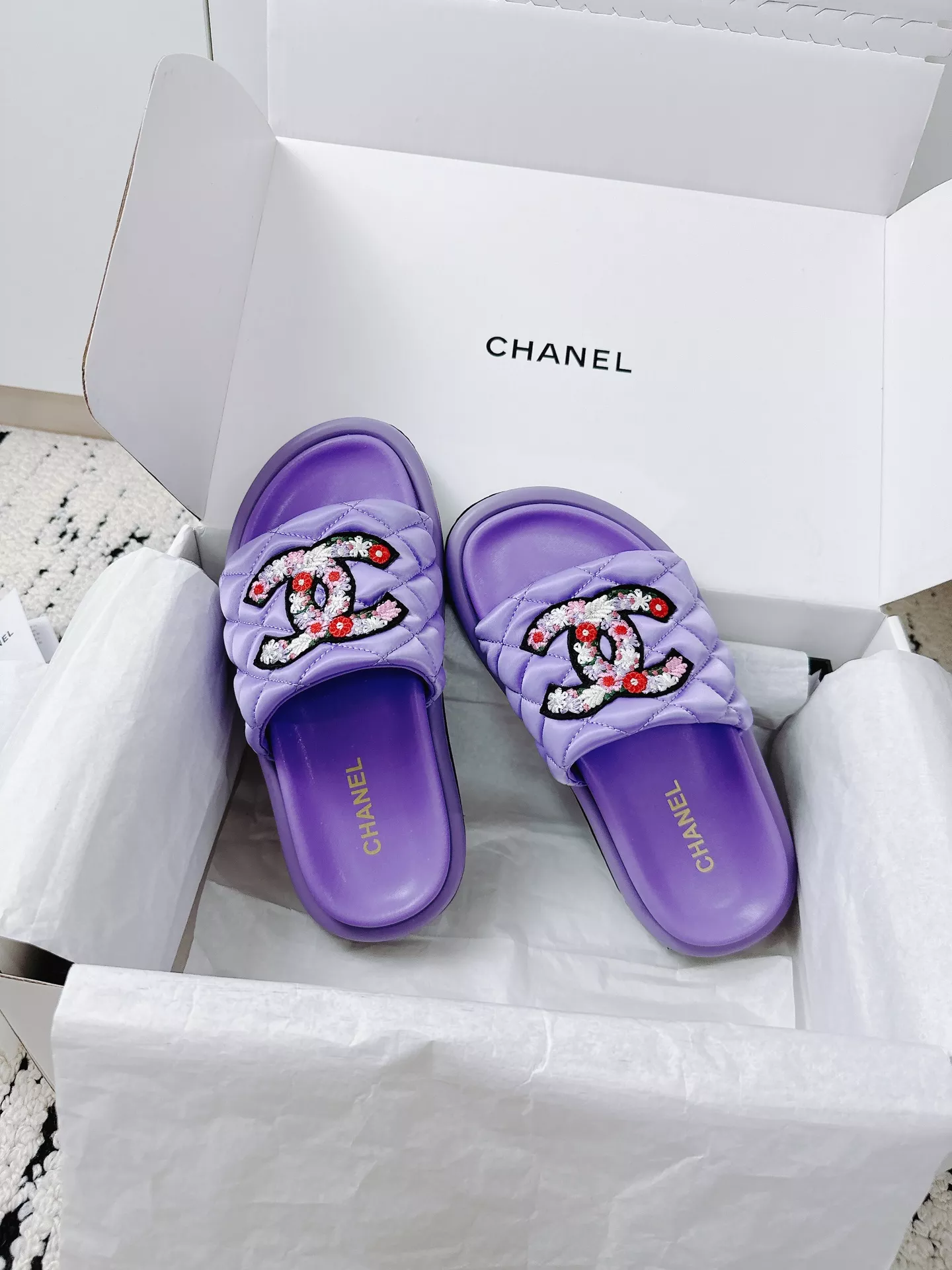 Bright 8667 Chanel Slippers For Women