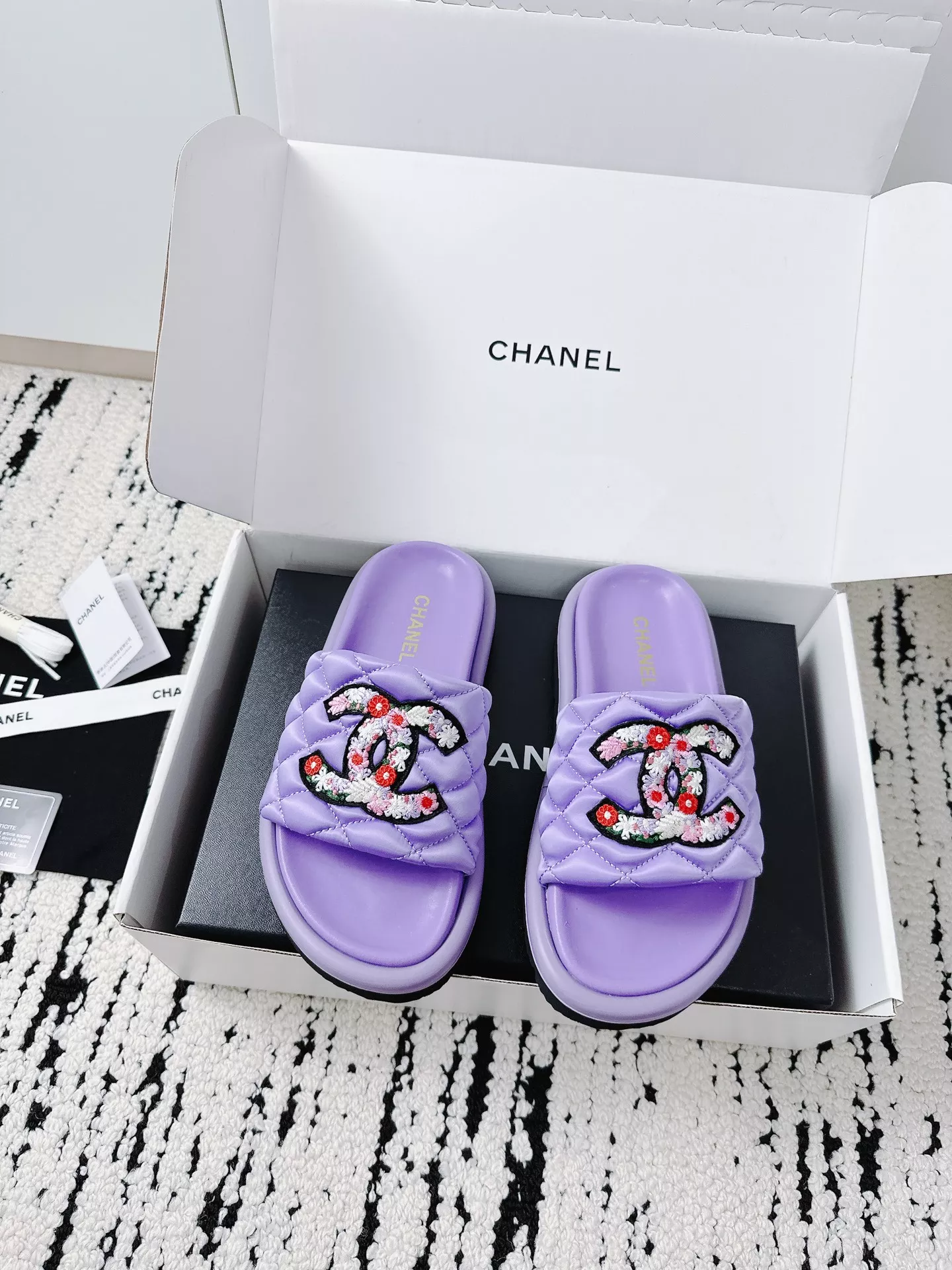 Bright 8667 Chanel Slippers For Women