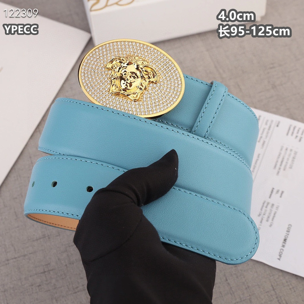 Bright 9064 Versace AAA Quality Belts For Unisex