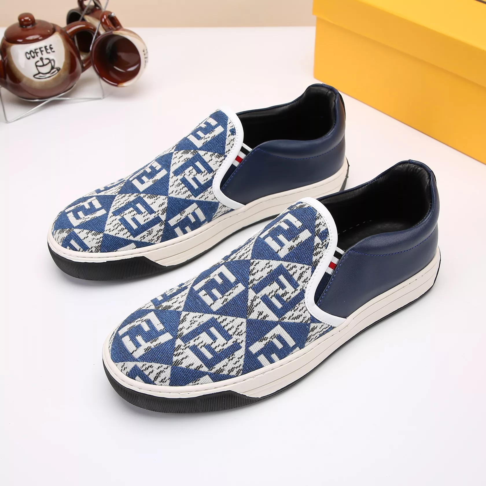 Bright 9335 Fendi Casual Shoes For Men