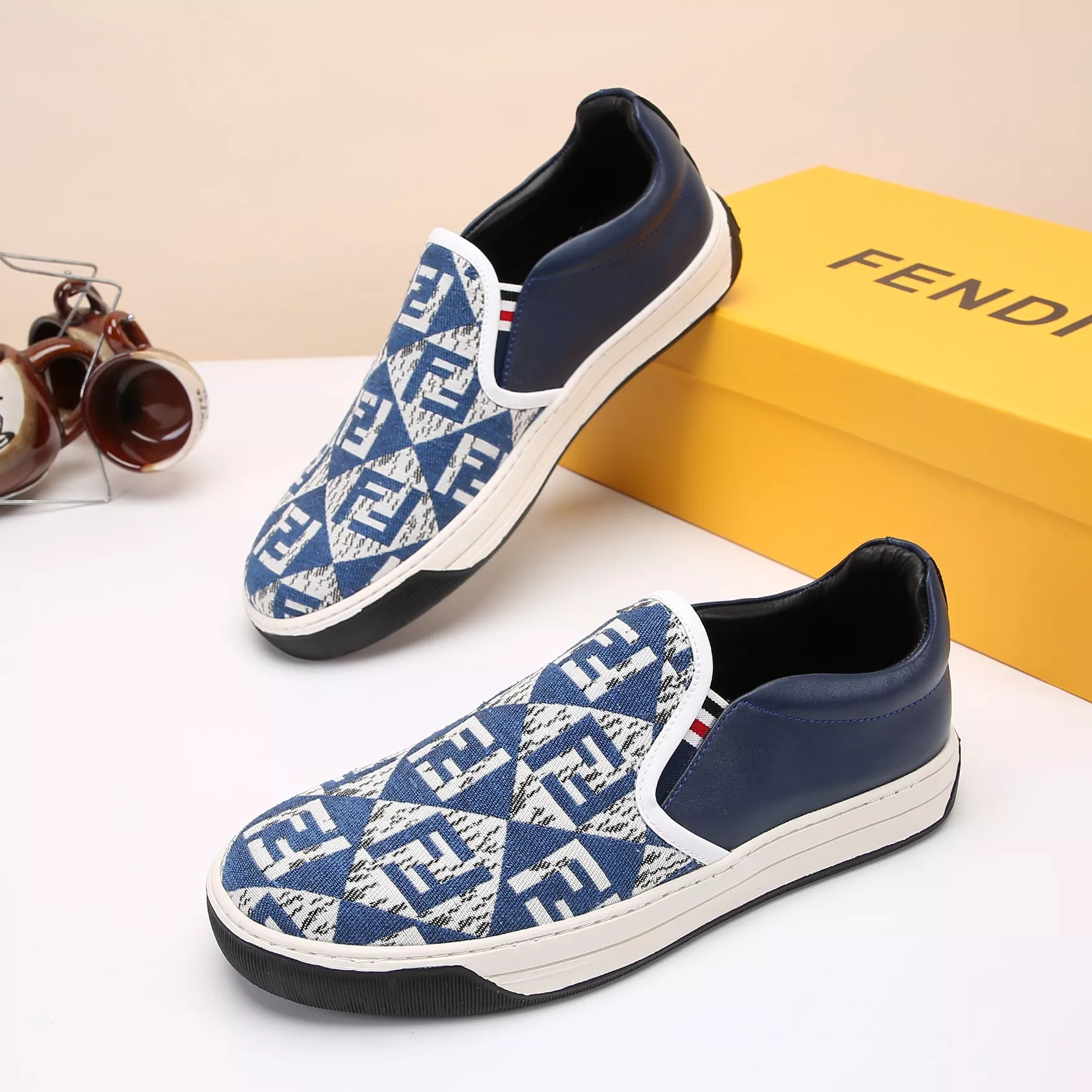 Bright 9335 Fendi Casual Shoes For Men