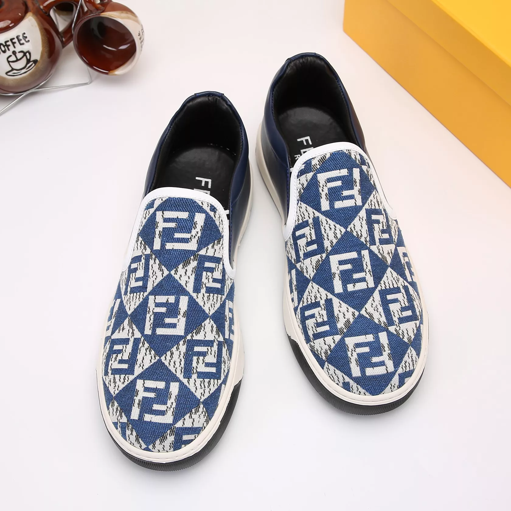 Bright 9335 Fendi Casual Shoes For Men